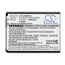 BL-59UH.. Telefon akkumulátor 1600 mAh mobiltelefon akkumulátor
