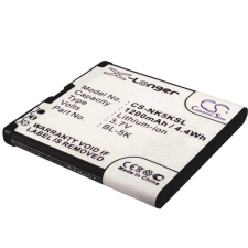  BL-5K Akkumulátor 700 mAh mobiltelefon akkumulátor