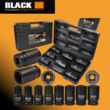 BLACK cr-mo, gépi 3/4COLOS dugókulcs készlet, 8DB 13308 dugókulcs