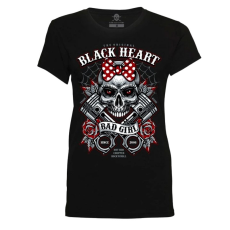 BLACK HEART Bell Piston női póló fekete