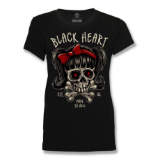 BLACK HEART Sandy női póló fekete