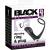 Black Velvets Black Velvet - akkus, szilikon anál vibrátor péniszgyűrűvel (fekete)