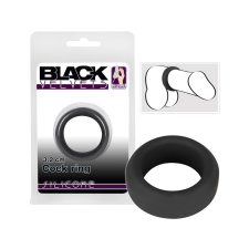 Black Velvets Black Velvet - vastagfalú péniszgyűrű (3,2cm) - fekete péniszgyűrű