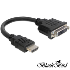 BlackBird Átalakító HDMI-A male to DVI 24+5 female, 20cm kábel és adapter