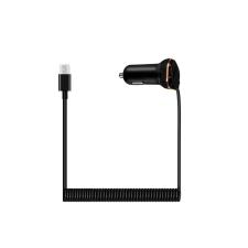 BlackBird Autós USB-A + USB-C töltő Fekete (BH1188 BLACK) mobiltelefon kellék