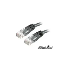 BlackBird BH1219 Kábel Patch UTP CAT.5E 1m Fekete kábel és adapter