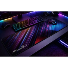 BlackBird Egérpad gamer NebulaGrip 70x30cm 3mm fekete varrott szegély BH1820 egérpad