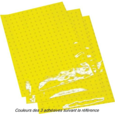 BlackBird Kristály Légáteresztő Ragasztó Fólia Piros információs címke