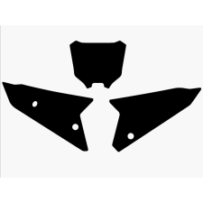 BlackBird Lemezmatricák Fekete Honda CRF450 egyéb motorkerékpár alkatrész