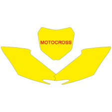BlackBird Matrica Készlet Fehér Honda CRF250R/450R egyéb motorkerékpár alkatrész