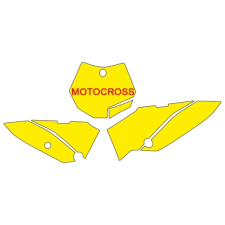  BLACKBIRD Matrica Készlet Kék KTM SX65 információs címke