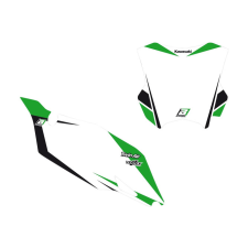 BlackBird Rendszámtábla készlet előre vágott fehér Blackbird KXF 250 / 450 2012-2016 egyéb motorkerékpár alkatrész