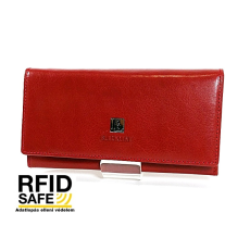 BLACKLINE RF védett hosszú piros női pénz-és irattárca W8144-5A