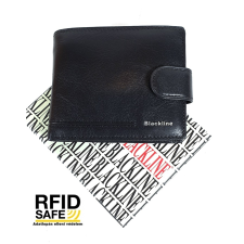 BLACKLINE RF védett kis kapcsos férfi pénztárca M8054-3 pénztárca