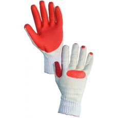  Blanche R060005BI09 csúszásgátló latex tenyerű kötött kesztyű 35/65 pamut/ pes