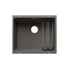 Blanco ETAGON 500-U vulkánszürke lefolyó nélk. mosogatótálca