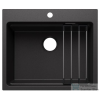 Blanco ETAGON 6 antracit gránit mosogató, lefolyó nélküli kivitel 527749