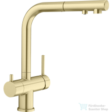 Blanco FONTAS-S II kihúzhatófejes mosogató csaptelep, PVD satin gold 526694 csaptelep
