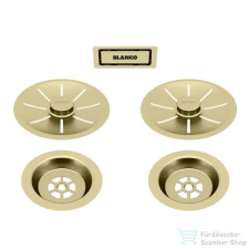 Blanco InFino szett 2 medencéhez satin gold 203477 (203477) mosogatótálca