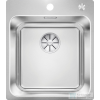 Blanco SOLIS 400-IF/A fényezett rozsdamentes acél mosogatótál PushControl lefolyó távműködtetővel 526119