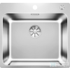 Blanco SOLIS 500-IF/A fényezett rozsdamentes acél mosogatótál PushControl lefolyó távműködtetővel 526124