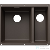 Blanco SUBLINE 340/160-U SILGRANIT mosogatótál balos főmedencével lefolyó nélküli kivitel, kávé 527824