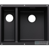 Blanco SUBLINE 340/160-U SILGRANIT mosogatótál jobbos főmedencével fekete, lefolyó nélküli kivitel 527810