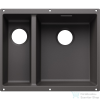 Blanco SUBLINE 340/160-U SILGRANIT mosogatótál jobbos főmedencével (lefolyó nélküli kivitel) palaszürke 527814