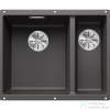 Blanco SUBLINE 340/160-Uj silgranit mosogató medence balos főmedencével palaszürke 523549