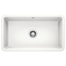 Blanco VILLAE 1 med. kerámia. fényes fehér mosogatótálca