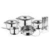 Blaumann 17 részes Jumbo rozsdamentes acél edénykészlet, Gourmet Line