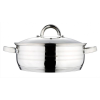 Blaumann Gourmet Line rozsdamentes lábos+üvegfedő, 24 cm, 5 liter, indukciós, BL-1003