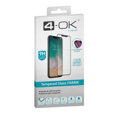 BLAUTEL 4-OK 3D full glue Apple iPhone XR / 11 Edzett üveg kijelzővédő - Fekete mobiltelefon kellék