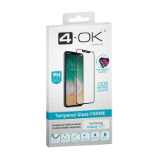 BLAUTEL 4-OK képernyővédő üveg (3D, íves, karcálló, tokbarát, ujjlenyomat olvasó, 9H) FEKETE [Samsung Galaxy S22 Plus 5G (SM-S906)] (PRF22P) mobiltelefon kellék