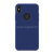 BLAUTEL 4-OK SILK műanyag telefonvédő (gumírozott, logó kivágás) SÖTÉTKÉK (SCIXPA)