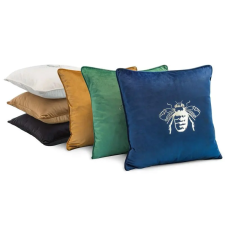  Blink14 bársony párnahuzat Burgundi vörös 45x45 cm lakástextília