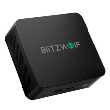 BlitzWolf BlitzWolf BW-MPC2 Windows 11 Intel Dual Display Mini PC Fekete asztali számítógép