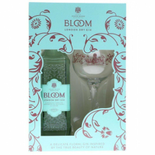 BLOOM 0,7l 40% + copa pohár DD gin