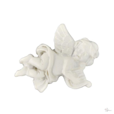 Bloomi Angyal hangszerrel öntapadós poly 3,8x3,1x0,7cm fehér S/4 dekorációs kellék