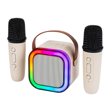Blow Karaoke RGB Hordozható bluetooth hangszóró - Fehér hordozható hangszóró