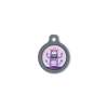Blucky Beastie Pastel Purple Dog Tag medium