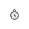 Blucky Bee Rose Dog Tag medium