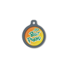 Blucky Graffiti Orange Dog Tag large