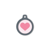 Blucky Heart Rose Dog Tag large