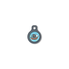 Blucky Pirate Turquoise Blue Dog Tag small nyakörv, póráz, hám kutyáknak