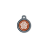 Blucky Wild Paw Brown Dog Tag medium