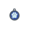 Blucky Wild Paw Dark Blue Dog Tag large