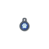 Blucky Wild Paw Dark Blue Dog Tag small