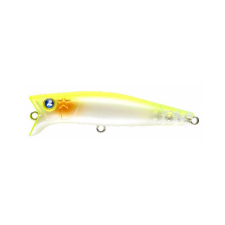Blue/blue BLUEBLUE GABOZ 65 65mm 6gr #24 Chartreuse Back-Transparent Pearl csali