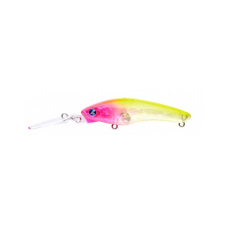 Blue/blue BLUEBLUE KUMIHON DEEP 75S 75mm 12gr #03 Transparent Pink Chartreuse csali